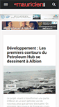 Mobile Screenshot of lemauricien.com